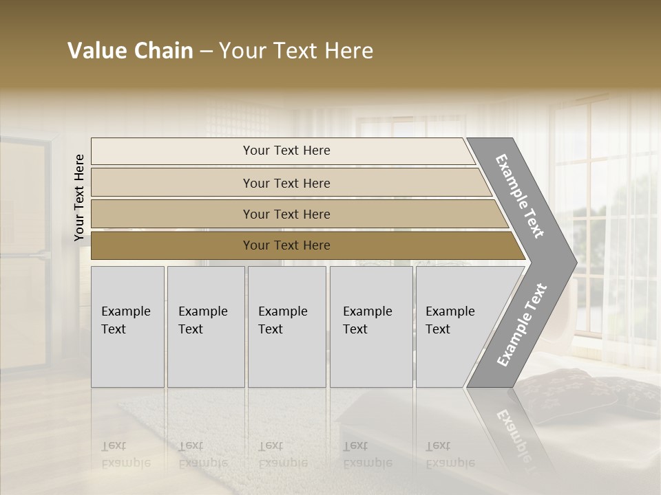 Apartment Eclecticism Furniture PowerPoint Template