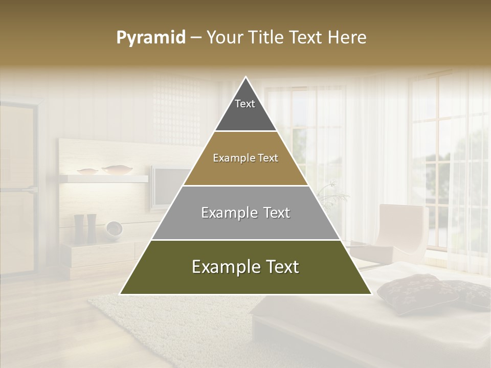 Apartment Eclecticism Furniture PowerPoint Template