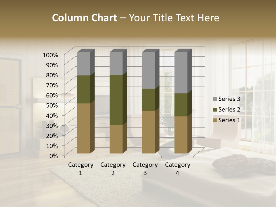 Apartment Eclecticism Furniture PowerPoint Template