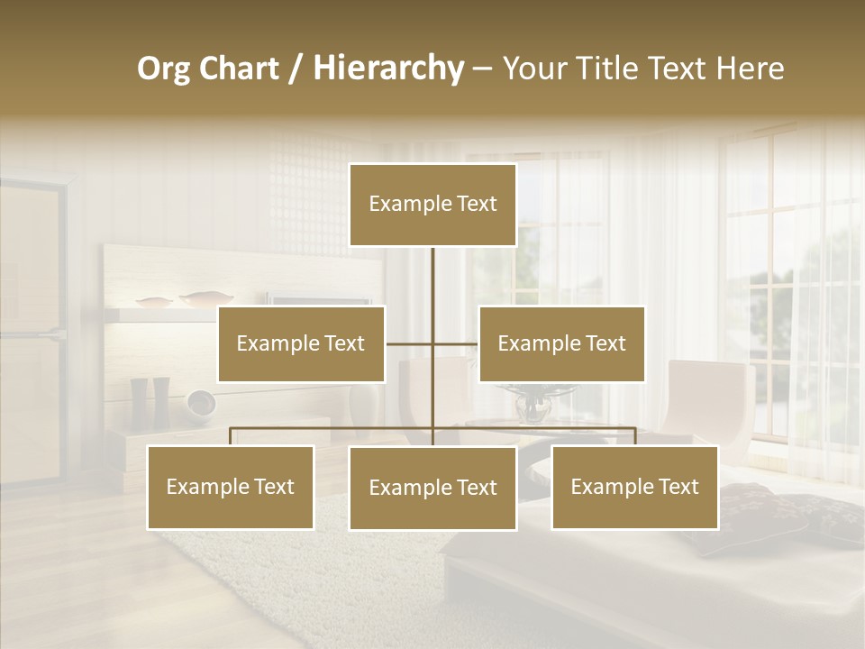Apartment Eclecticism Furniture PowerPoint Template