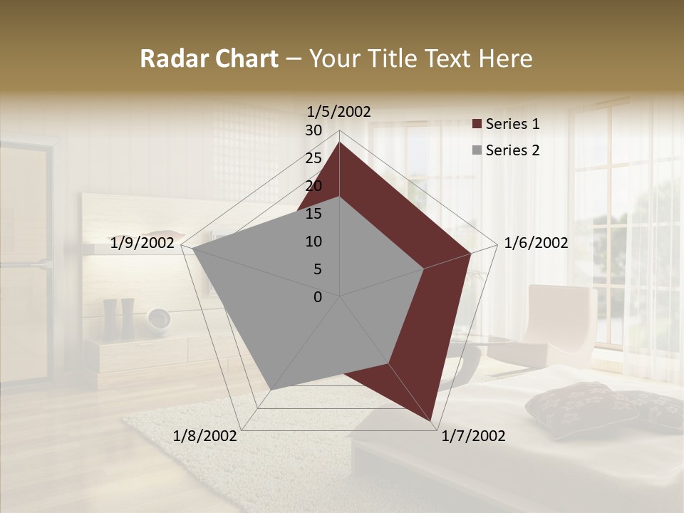 Apartment Eclecticism Furniture PowerPoint Template