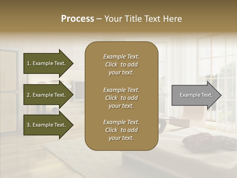 Apartment Eclecticism Furniture PowerPoint Template