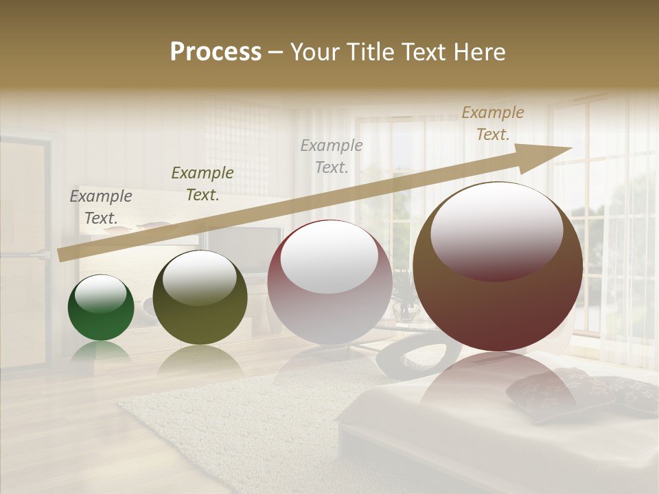 Apartment Eclecticism Furniture PowerPoint Template