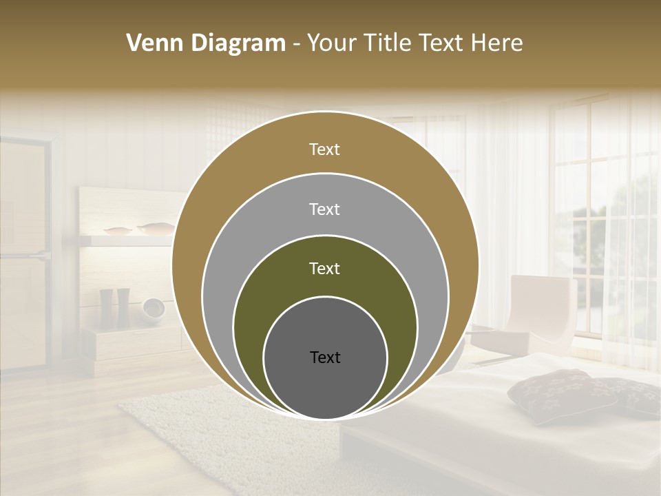 Apartment Eclecticism Furniture PowerPoint Template
