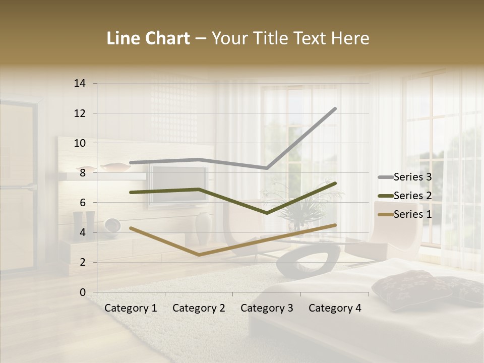 Apartment Eclecticism Furniture PowerPoint Template