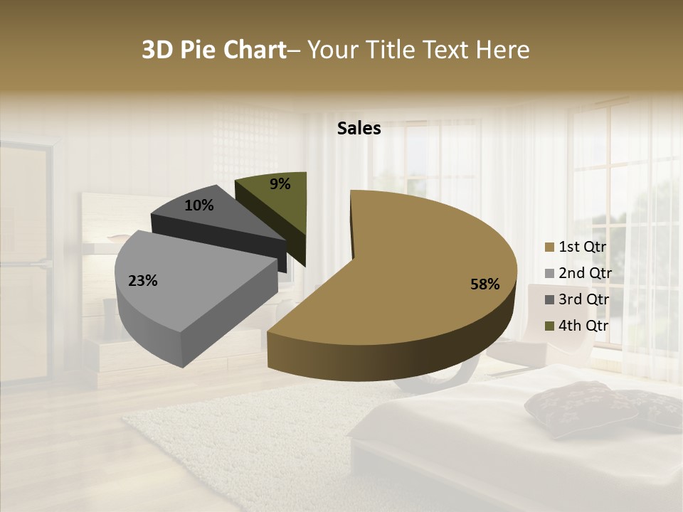 Apartment Eclecticism Furniture PowerPoint Template