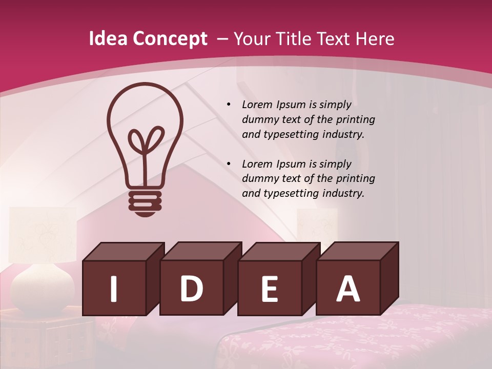 Room Installation Orient PowerPoint Template