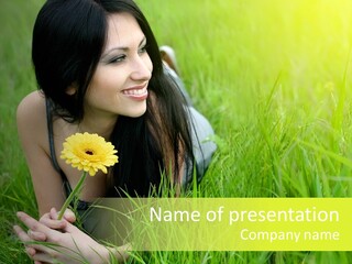 Brunette Day Free PowerPoint Template