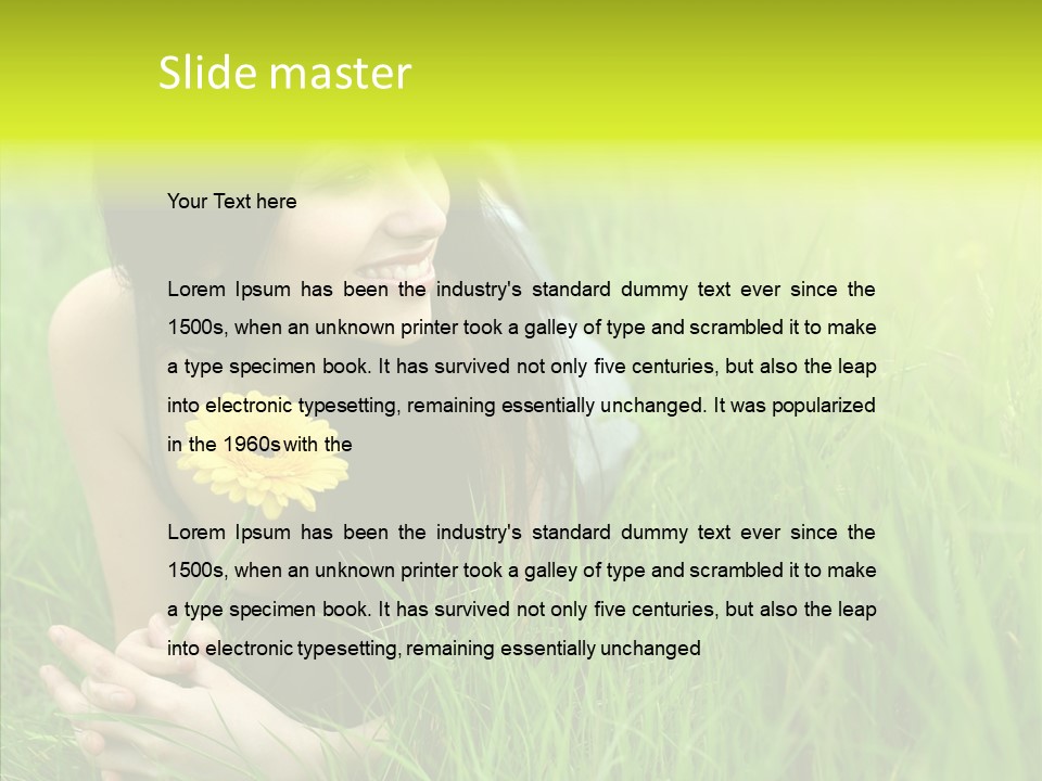 Brunette Day Free PowerPoint Template