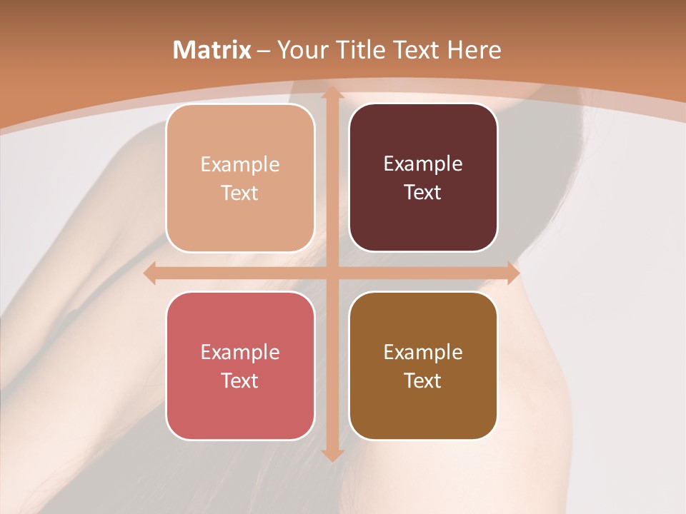 Portrait Person Lady PowerPoint Template