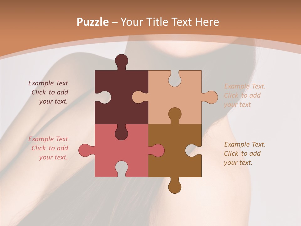 Portrait Person Lady PowerPoint Template