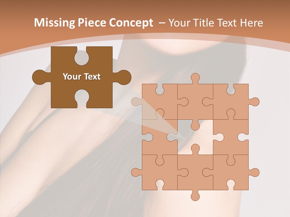 Portrait Person Lady PowerPoint Template