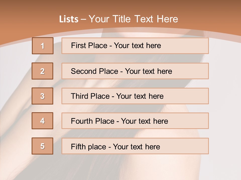 Portrait Person Lady PowerPoint Template
