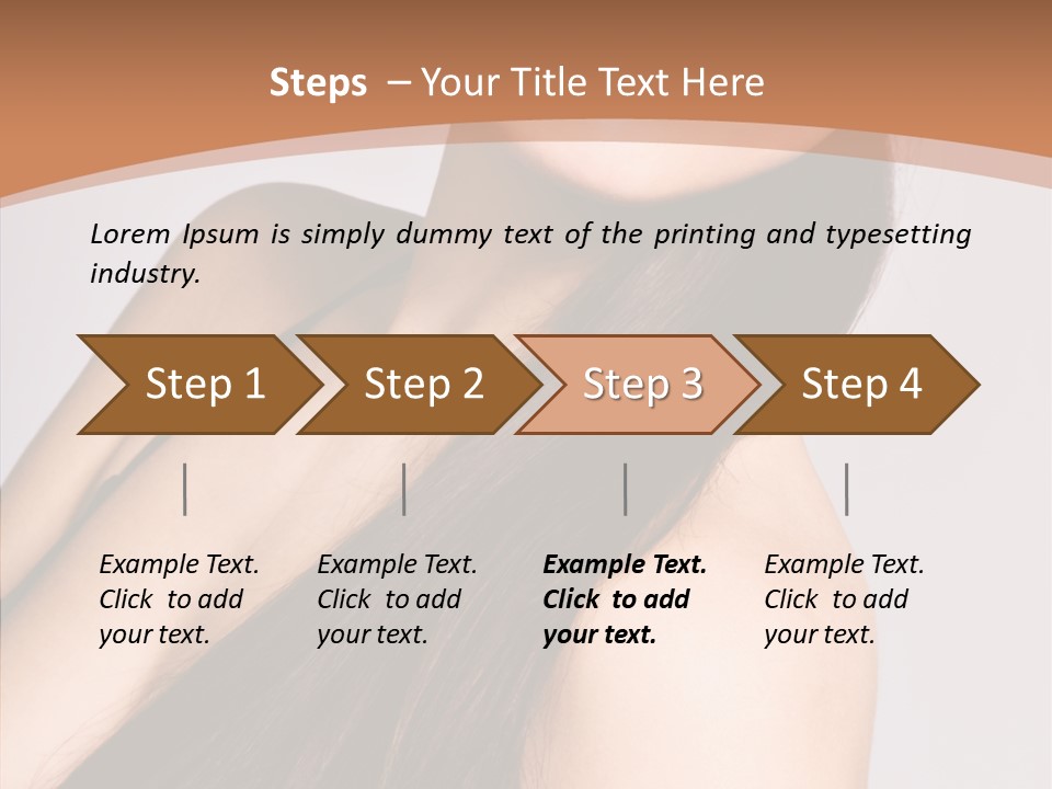 Portrait Person Lady PowerPoint Template