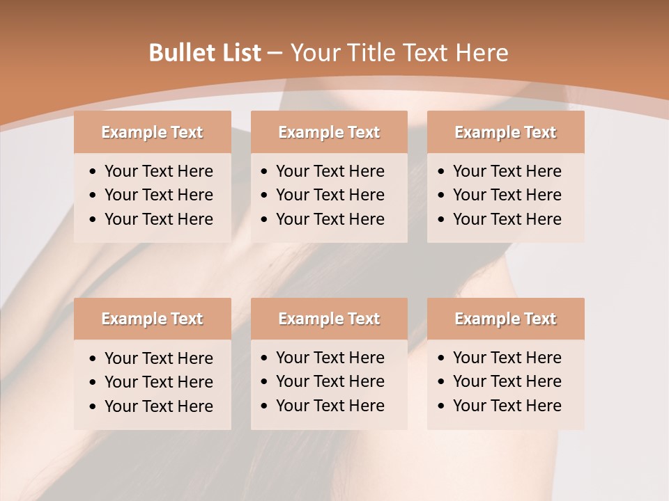 Portrait Person Lady PowerPoint Template