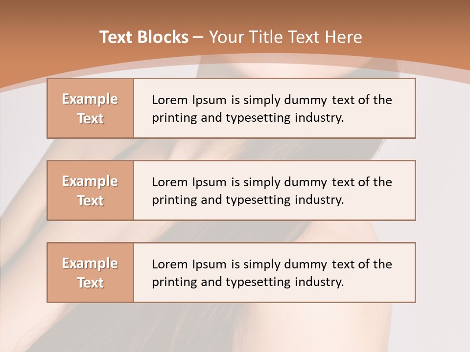 Portrait Person Lady PowerPoint Template