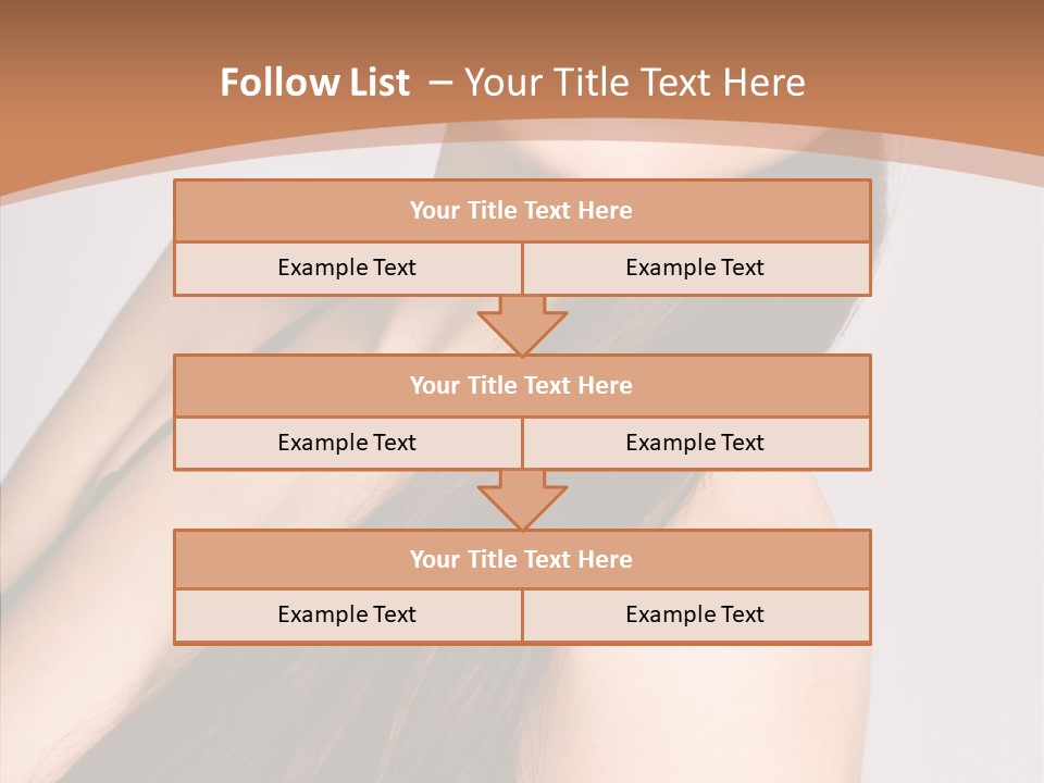 Portrait Person Lady PowerPoint Template