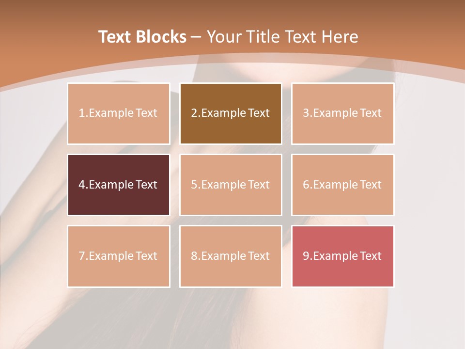 Portrait Person Lady PowerPoint Template