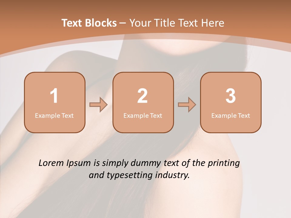 Portrait Person Lady PowerPoint Template