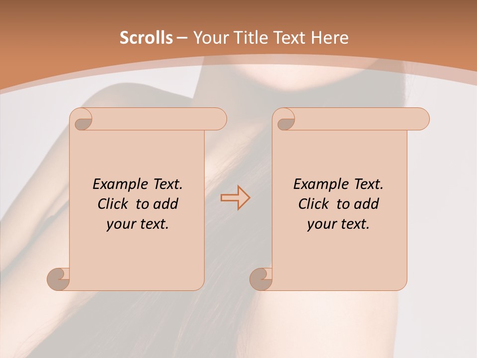 Portrait Person Lady PowerPoint Template