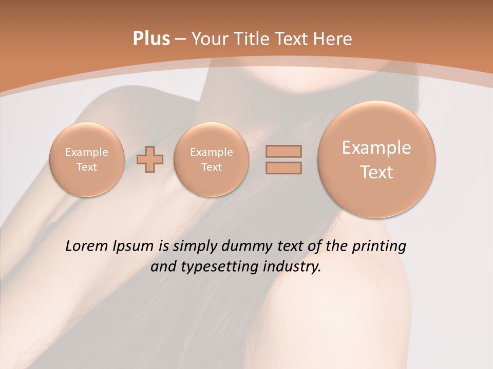 Portrait Person Lady PowerPoint Template