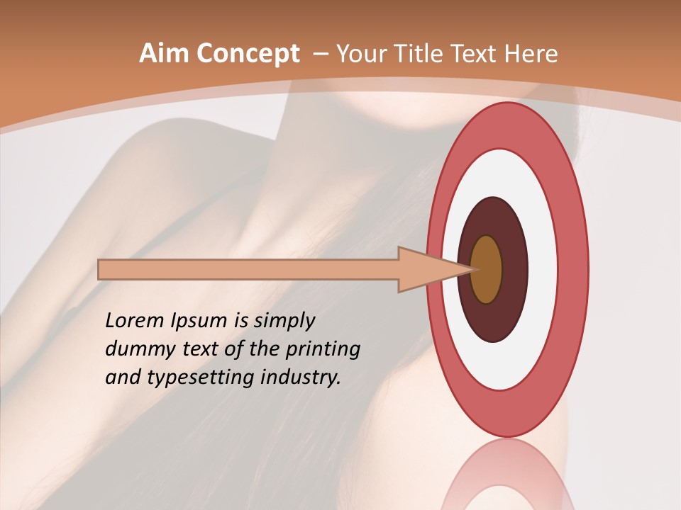 Portrait Person Lady PowerPoint Template