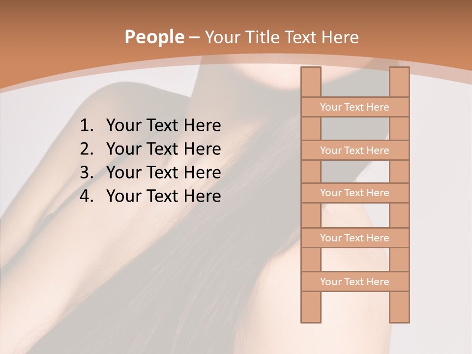 Portrait Person Lady PowerPoint Template