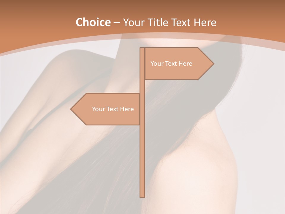 Portrait Person Lady PowerPoint Template