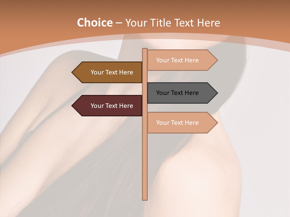 Portrait Person Lady PowerPoint Template