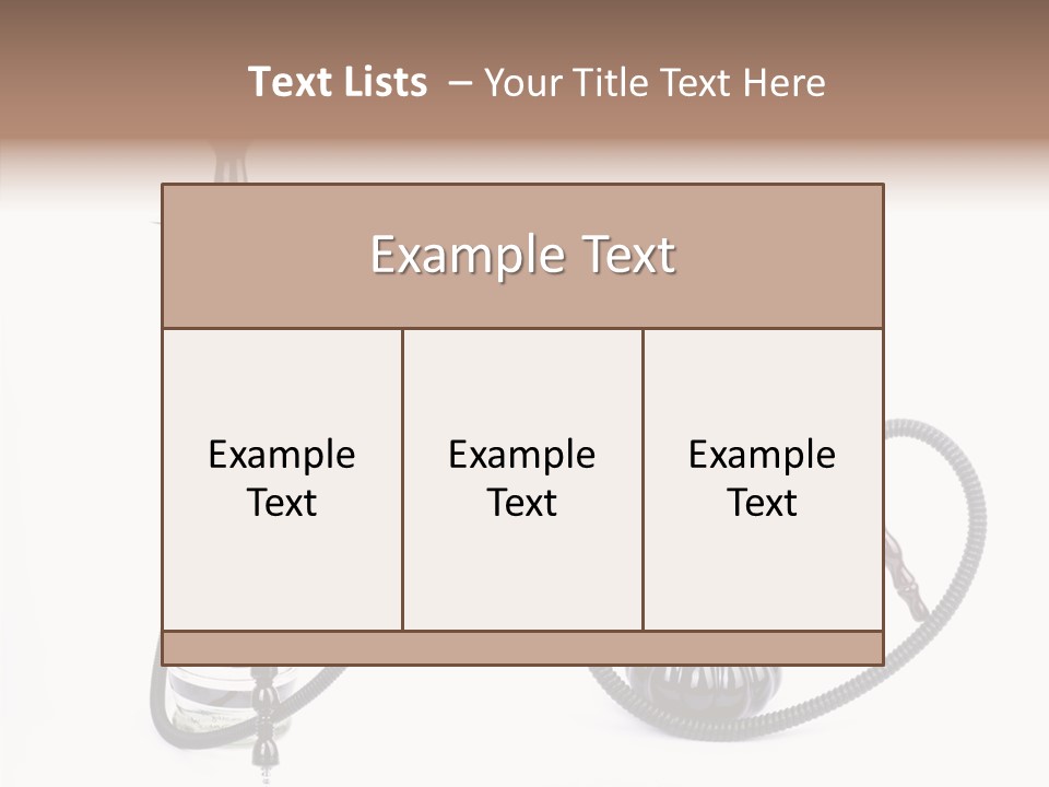 Tube Drag Persian PowerPoint Template