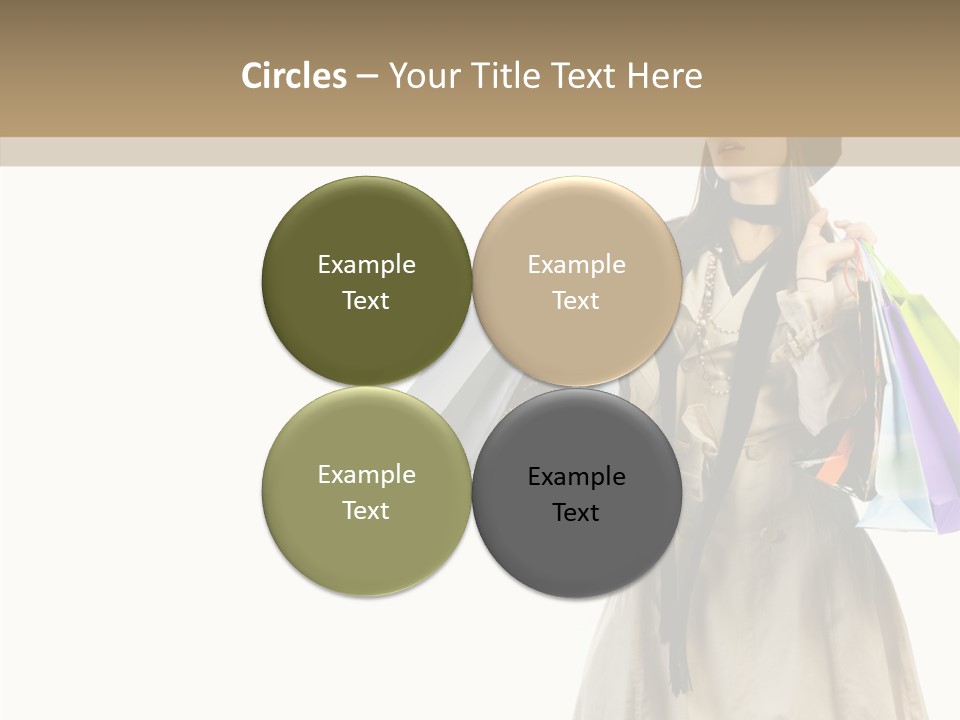 Surprise Lady Leisure PowerPoint Template