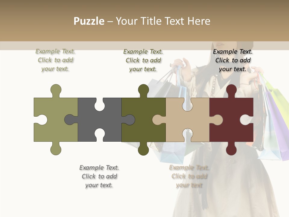 Surprise Lady Leisure PowerPoint Template