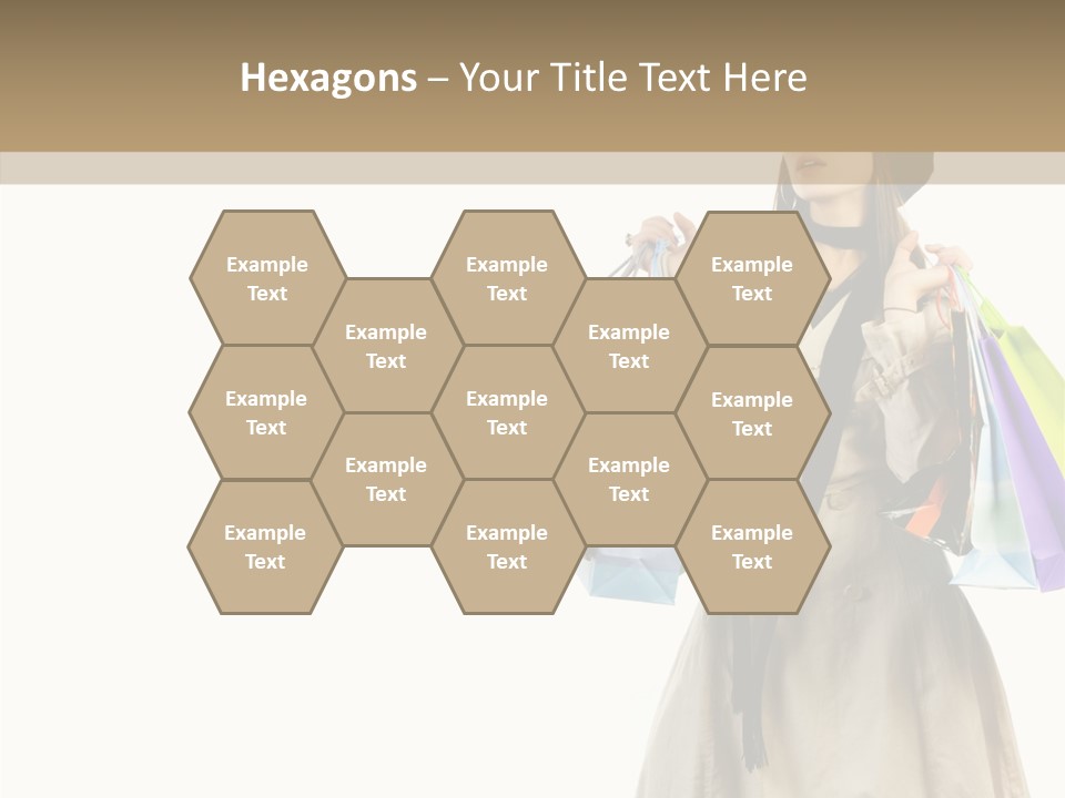 Surprise Lady Leisure PowerPoint Template