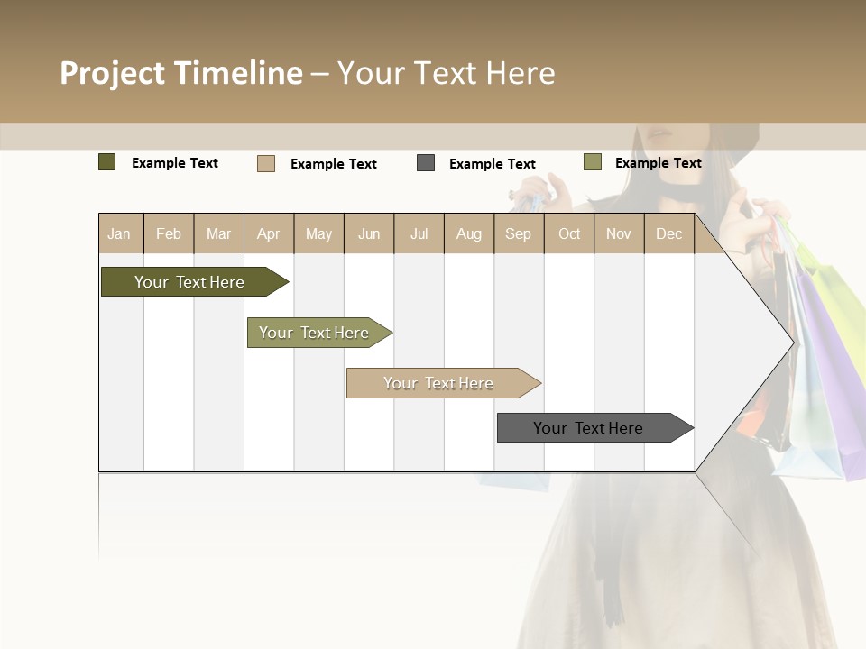 Surprise Lady Leisure PowerPoint Template