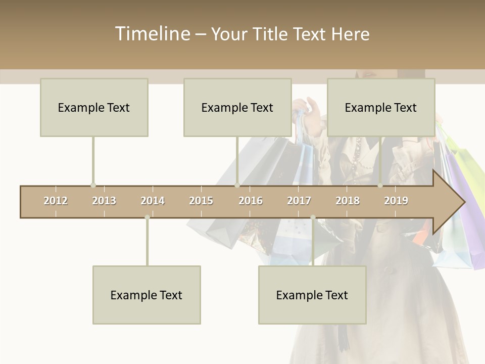 Surprise Lady Leisure PowerPoint Template