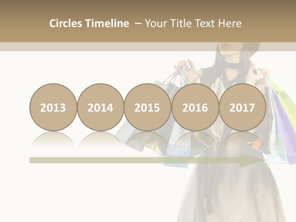 Surprise Lady Leisure PowerPoint Template