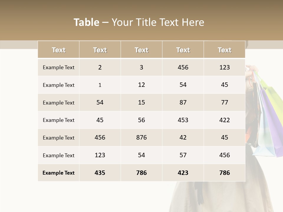 Surprise Lady Leisure PowerPoint Template