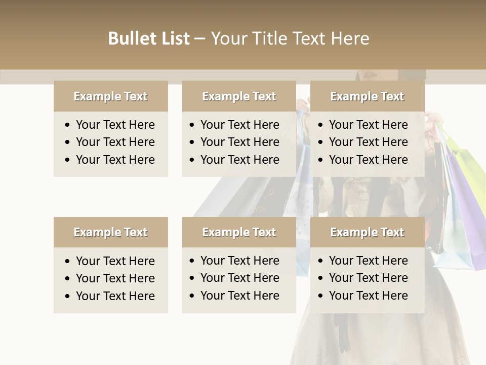 Surprise Lady Leisure PowerPoint Template