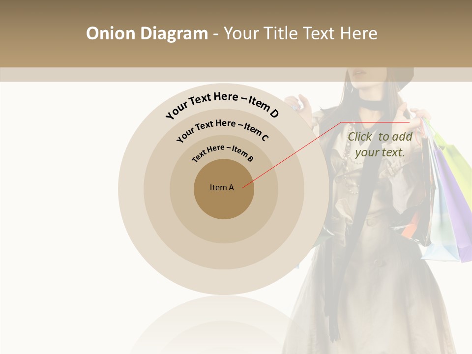 Surprise Lady Leisure PowerPoint Template