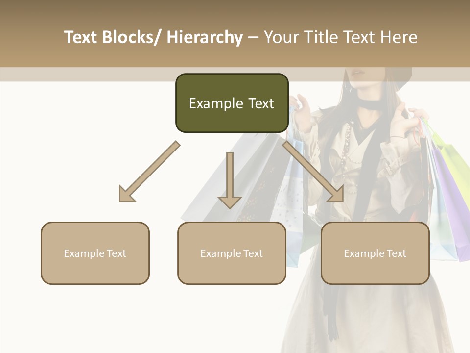 Surprise Lady Leisure PowerPoint Template