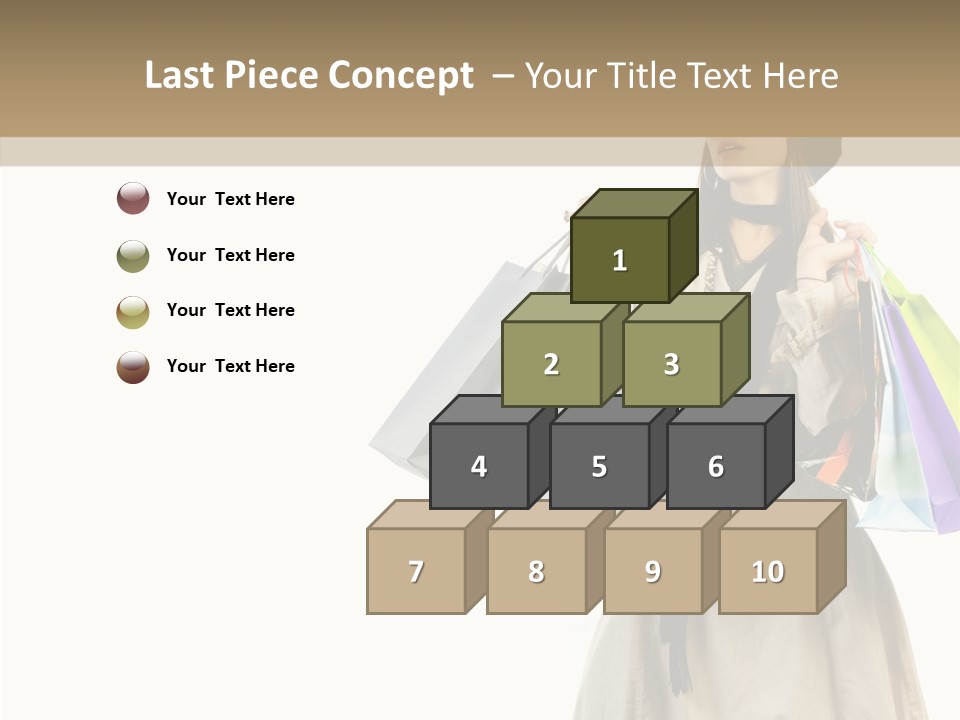 Surprise Lady Leisure PowerPoint Template