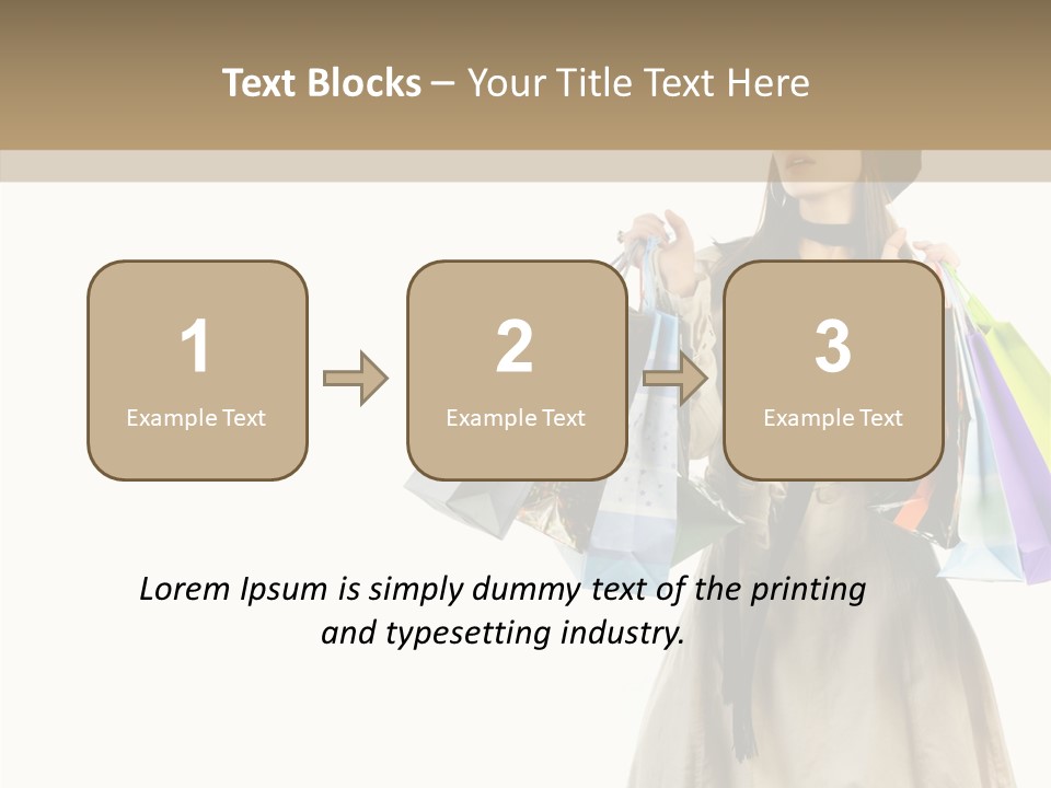 Surprise Lady Leisure PowerPoint Template