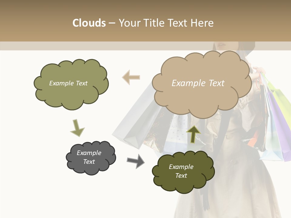 Surprise Lady Leisure PowerPoint Template