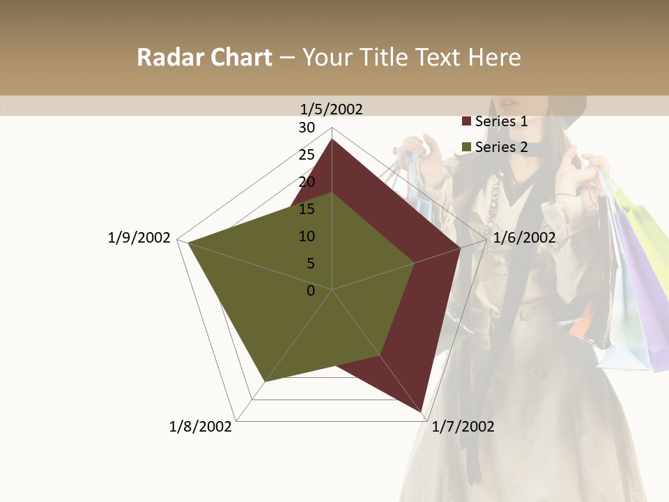 Surprise Lady Leisure PowerPoint Template