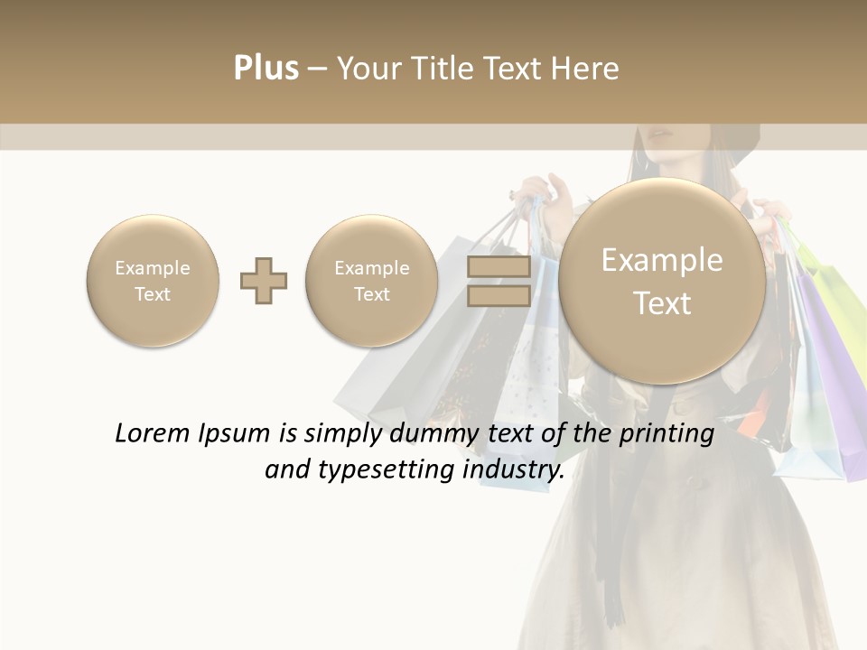 Surprise Lady Leisure PowerPoint Template