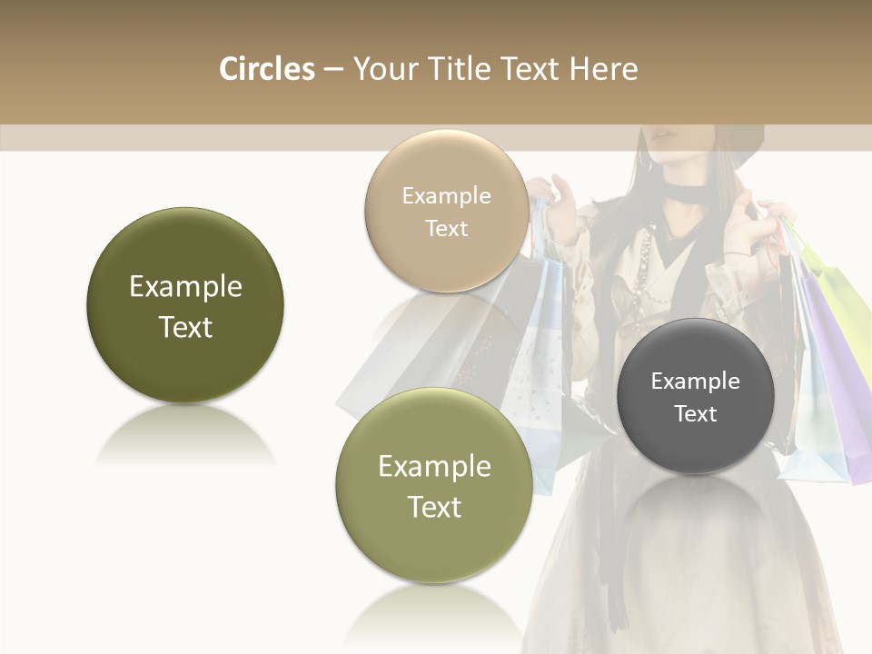 Surprise Lady Leisure PowerPoint Template