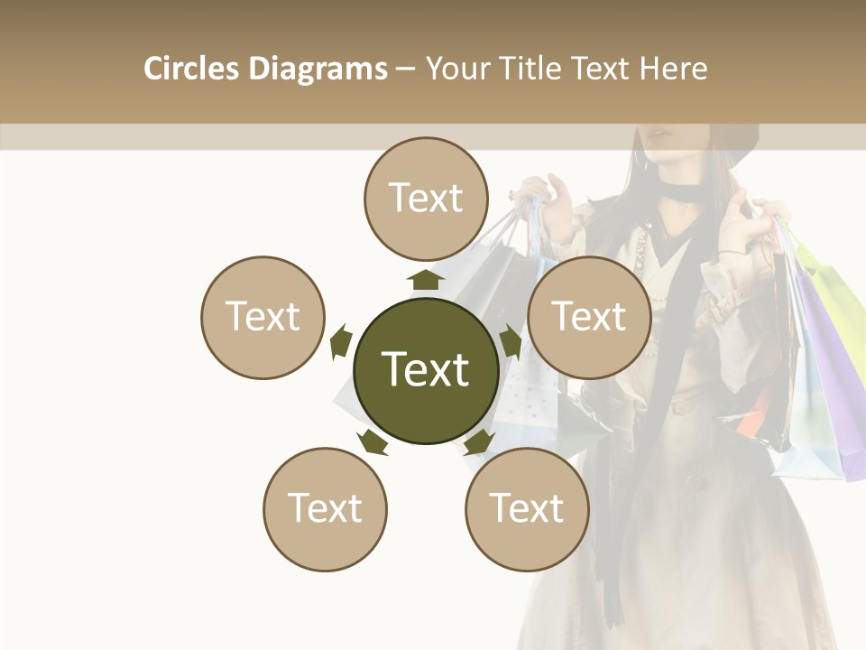 Surprise Lady Leisure PowerPoint Template