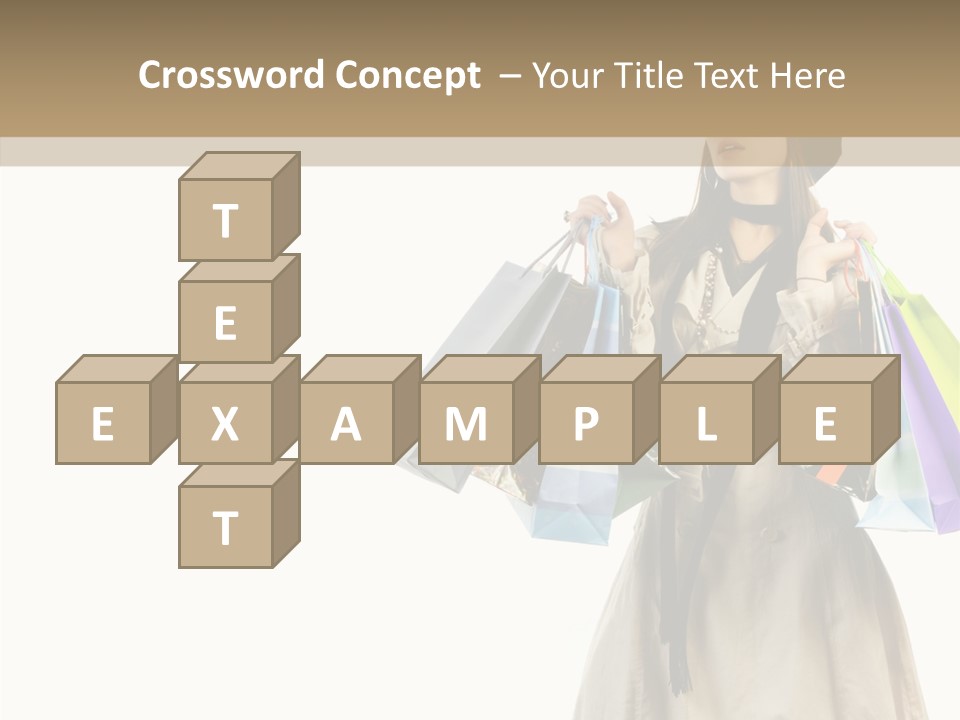 Surprise Lady Leisure PowerPoint Template