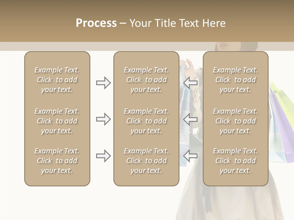 Surprise Lady Leisure PowerPoint Template