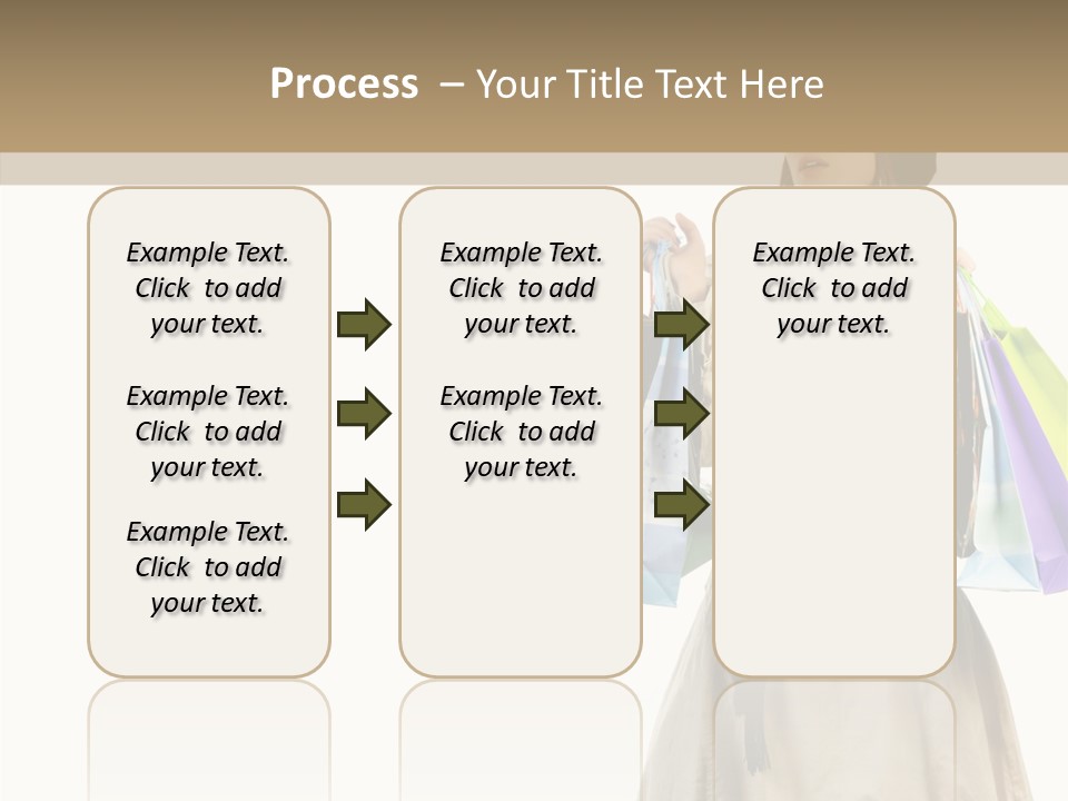 Surprise Lady Leisure PowerPoint Template